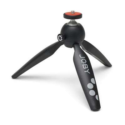 JOBY Mini-Stativ Handypod 2 Schwarz Handypod2 Handgriff für Videoaufnahmen Höhe Lagerung Höhe Gewicht Tragfähigkeit 1 kg Aluminium Spiegellose Kamera