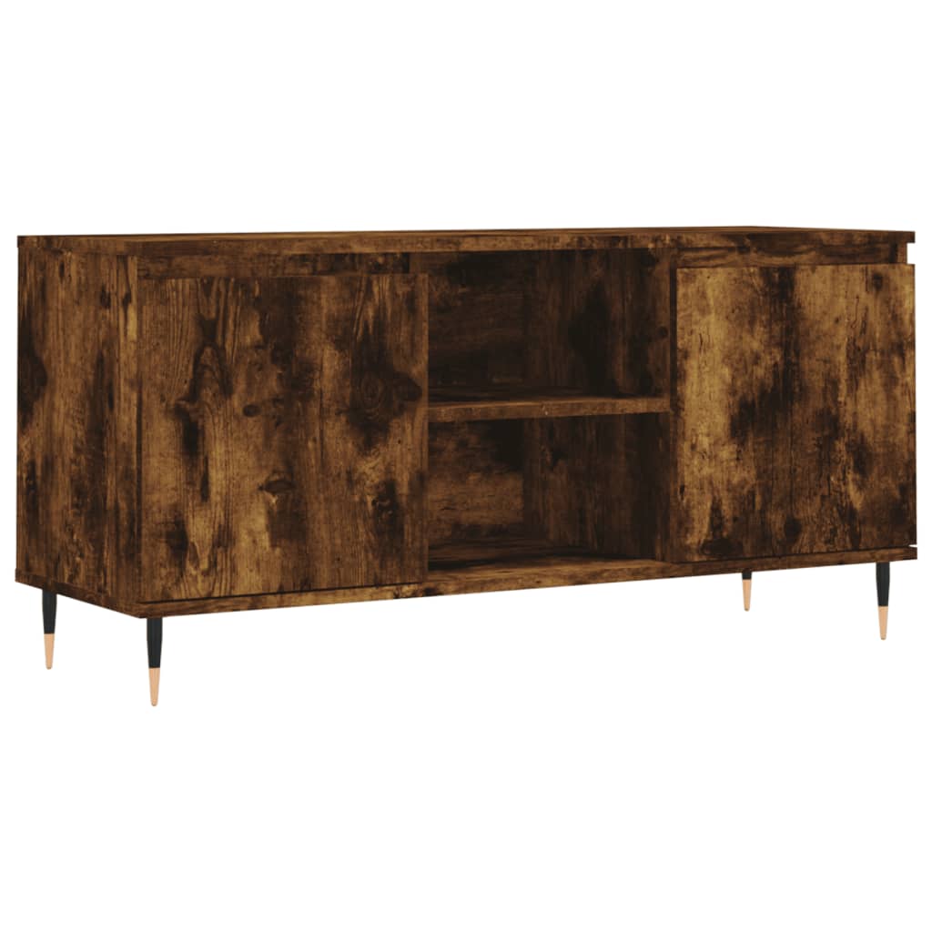 vidaXL TV-Schrank Räuchereiche 104x35x50 cm Holzwerkstoff
