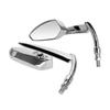 Honda, Kawasaki, Suzuki, Yamaha & Harley Cruiser Retro Motorcycle Rearview Mirrors