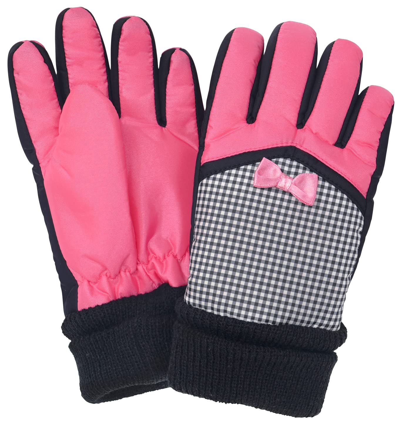 

Ski Gloves for Ski Gloves for Made in Fleece Gingham Ages [Arisana] Kids, Girls, Juniors, Japan, Lining, Check, Ribbon, BLACK, 7-8 чёрный