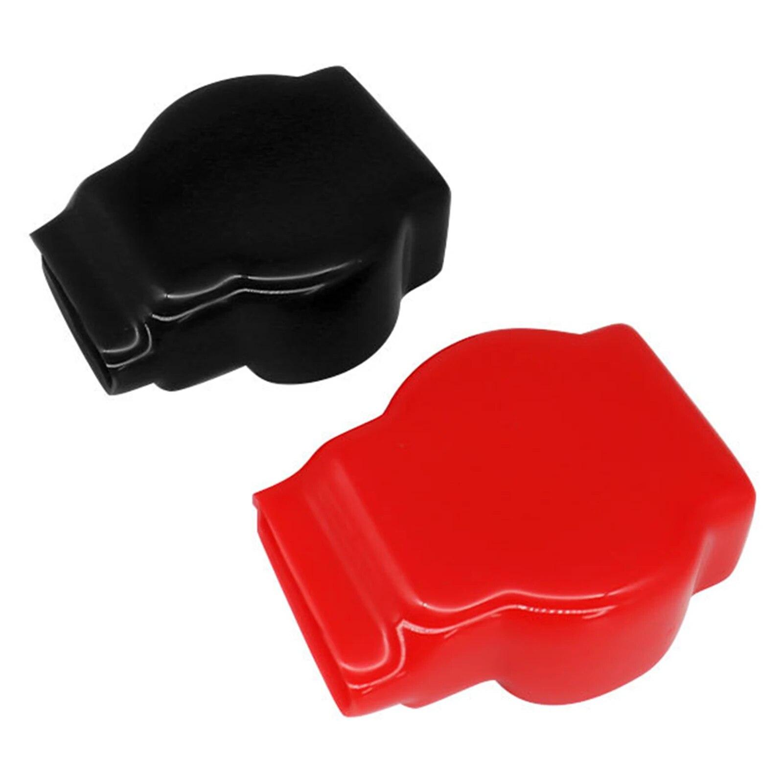 

2X крышки клемм аккумулятора, положительная и отрицательная верхняя крышка, защита универсального автомобиля, мотоцикла, грузовика, крышка разъема провода батареи чёрный