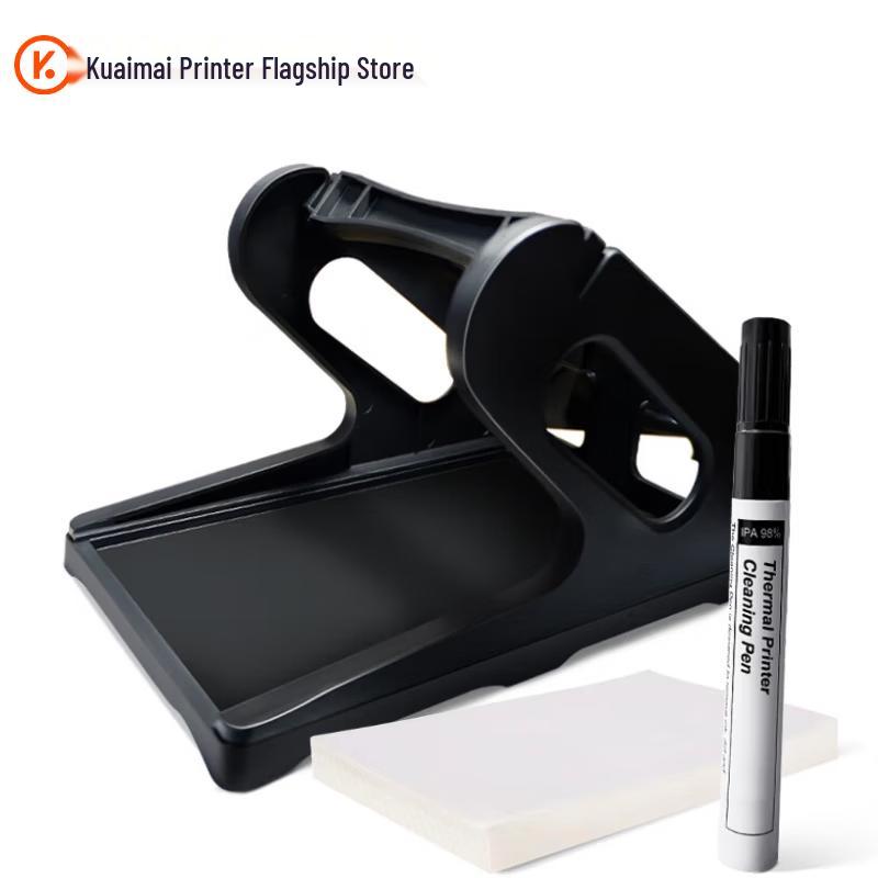Kuaimai Thermal Label & Waybill Printer CN plug (adapter included) Waybill Box, Cleaning Pen, Paper