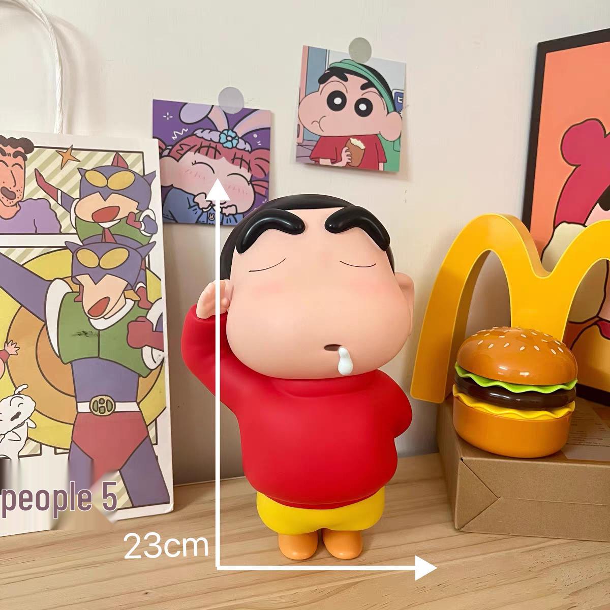 

Фигурка Крэйона Шин-чана: Креативная японская аниме-кукла для декора офиса или автомобиля