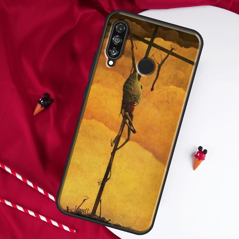 

Zdzislaw Beksinski Art For Huawei Nova 10 SE 9 5T 12s 12i 11i Y91 Y90 Y60 Y70 Y72 Y61 P20 P30 P40 Lite P60 Pro Case Huawei Nova 8i