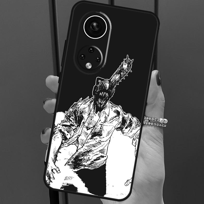 Anime Chainsaw Man For Huawei P40 Lite P20 P30 Pro Nova 9 Nova 5T P Smart 2019 Case For Honor 50 8X 9X 10i