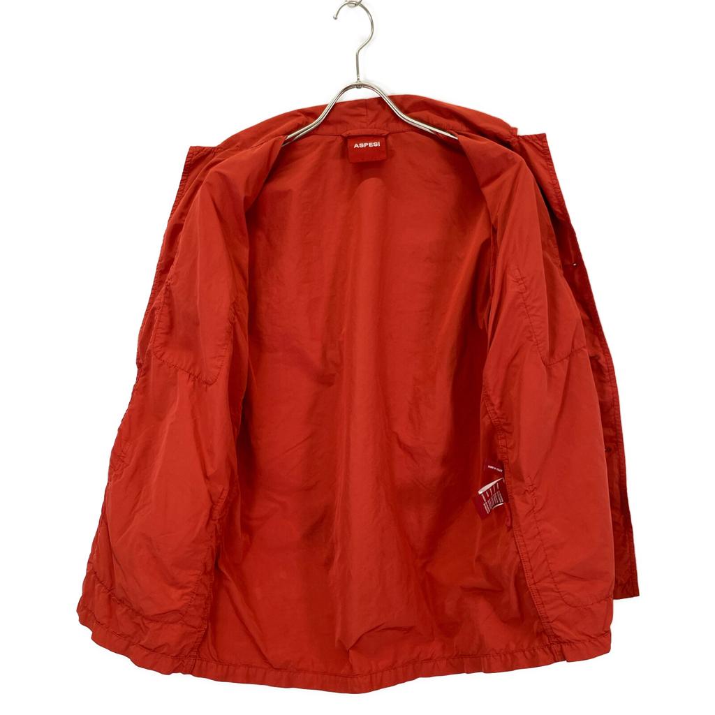 ASPESI Red nylon shirt jacket Jacket S RedUsed