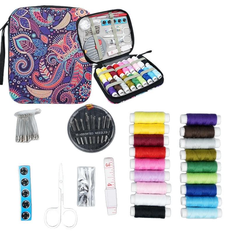 Portable Needle and Thread Kit - Home DIY Sewing Tool Set, Household Sewing Box