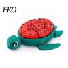 Verstellbare Pose Figur 3D-gedruckte Wassermelonen-Schildkröte Fidget Toy mit beweglichen Gelenken, Drückbare Schalenknöpfe Stress Einzigartiges Entlastungsspielzeug, Kreatives Tier