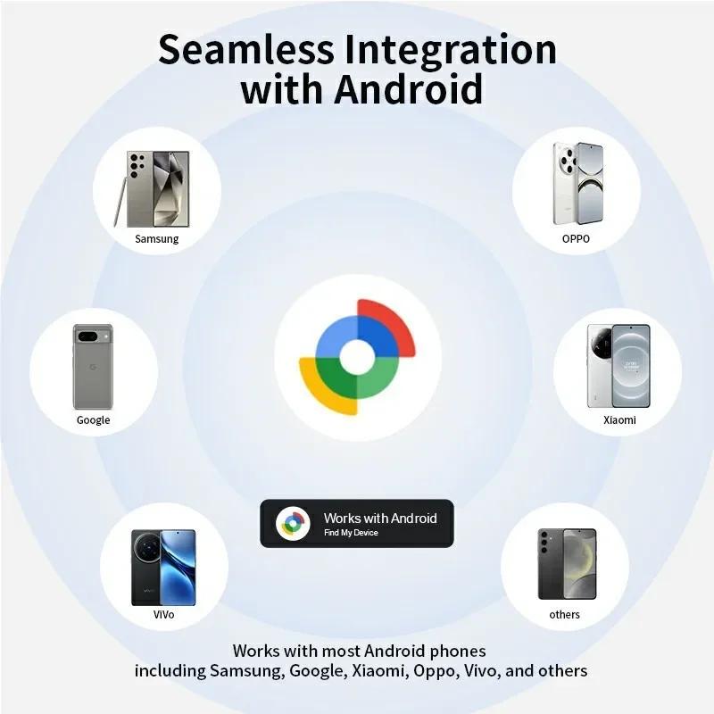 Mini Pet Tracking Device Cat Dog Finder Locator Smart Bluetooth GPS Tracker Anti-Lost Reminder Works with Android iOS Findmy App