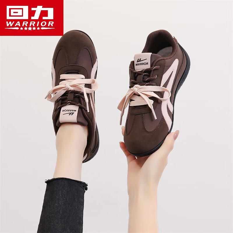 Huili Women's Winter Retro Trainer Shoes
