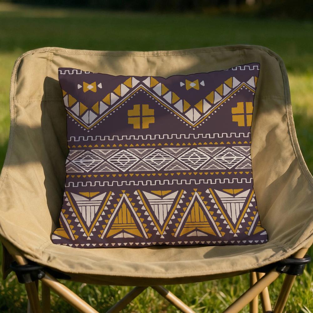 Bohemian Style Cushion Cover Soft Reversible Durable Pillow Cover MultiScene Use for Home Car Daily Comfort