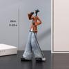 1 resin band statue, creative instrument model sculpture, Nordic style home decoration for living room, porch, and study