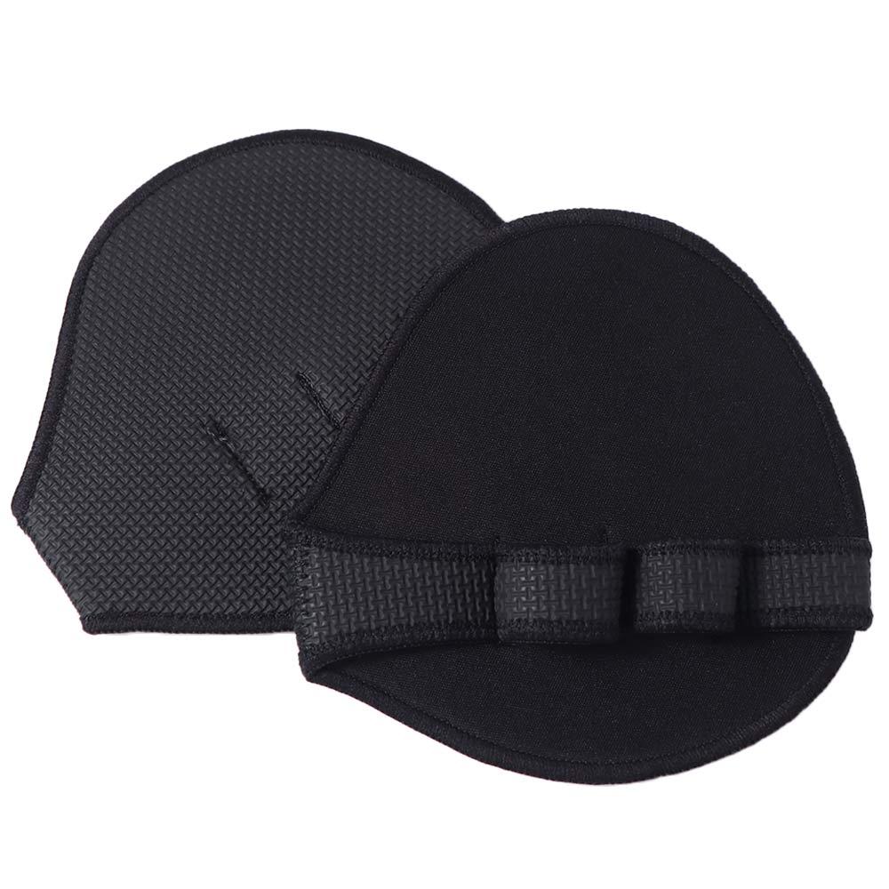 

1 Pair Non-slip Fitness Palm Protect Pads Four-finger Wear-resistant Weightlifting Hand Protect Pads Thicken Durable чорний