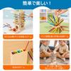 Heculos Jenga Balance Board, Wooden Montessori Toy, Family Game