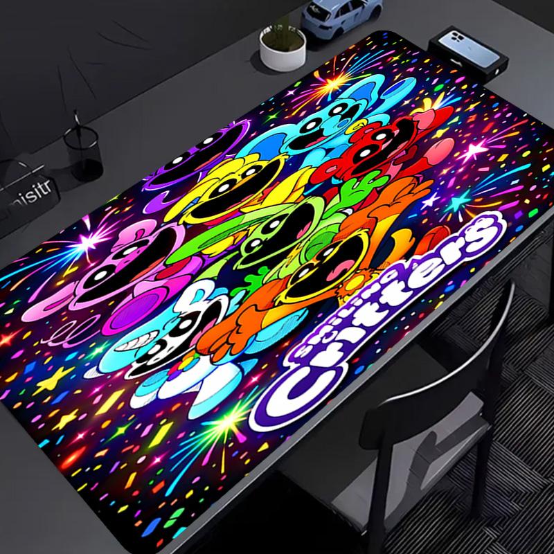 Smiling Critters Mouse Pad - Non-Slip Rubber Base, Smooth Surface for Work,Gaming,Office,And Home Use, Desk Mouse Pad