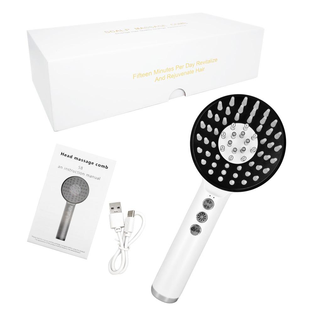 Electric Scalp Massage Comb for Hair Growth, Red Light Spray Hair Growth Comb with Essential Oil Applicator