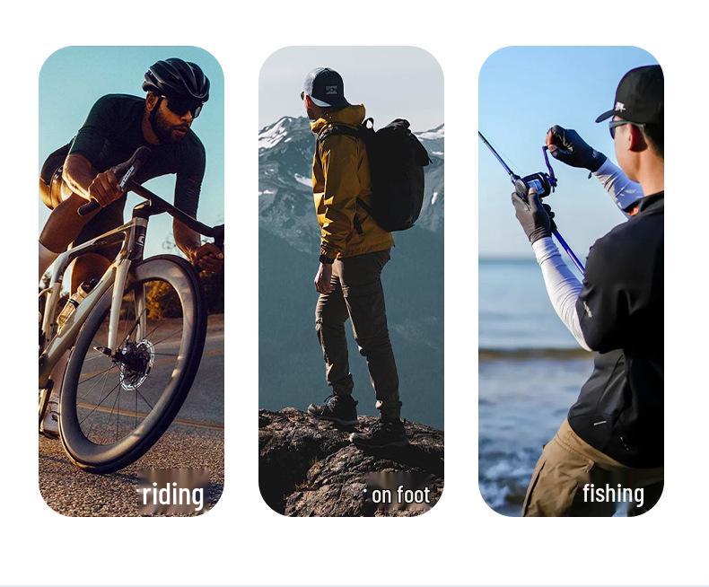 Unisex Outdoor Sports Cycling Sunglasses - Windproof, Iridescent, UV Protection, Fashionable European/American Style