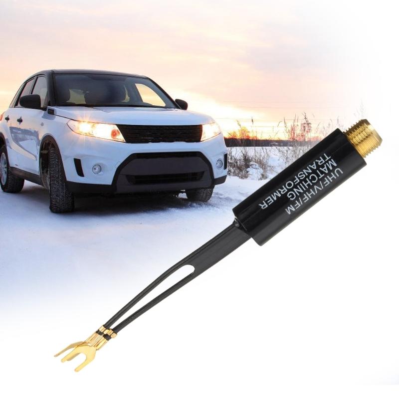 Transformation Adapter UHF Antennae Transformation Converter F Female HDTV Radio Antennae for Home Theater
