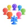 Relaxing Soft Worry Stone Fidget Toy Textured Silicone Suction Cup Toy  Christmas Gift