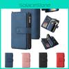 Capa Flip de Material TPU+Couro Para Sony Xperia 10 Iii Com Slot Para Cartão e Cordão