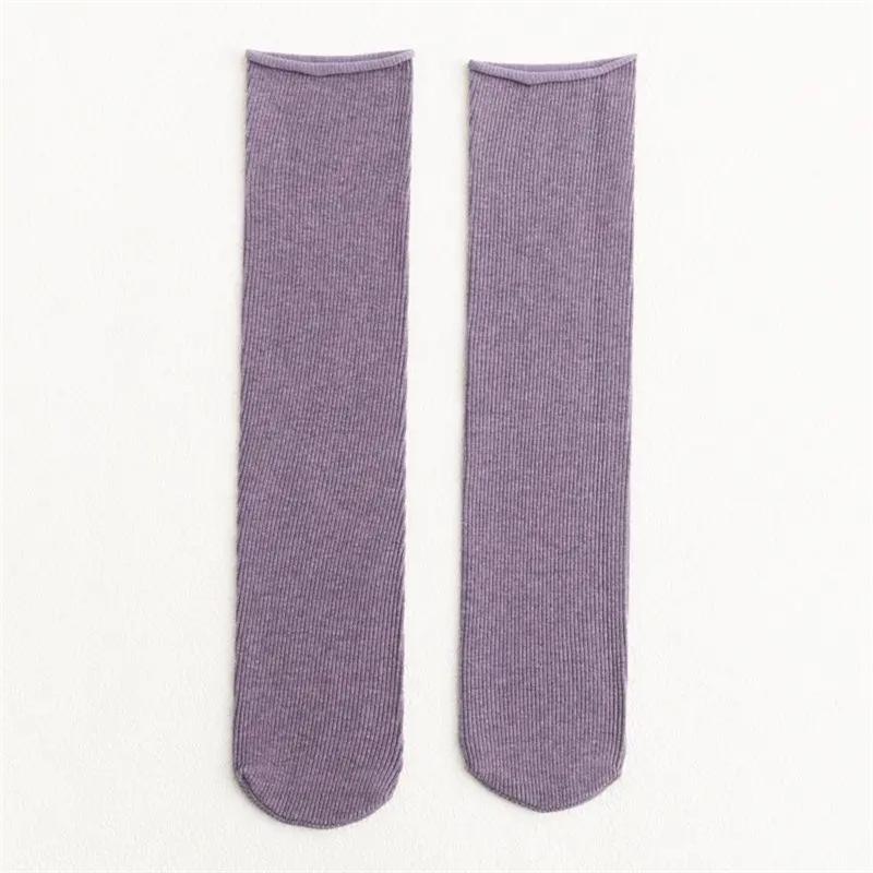 Women Socks New Fashion Colorful Women Socks Korean Style Comfort Long Elastic Breathable Slouch Socks For Girls Casual