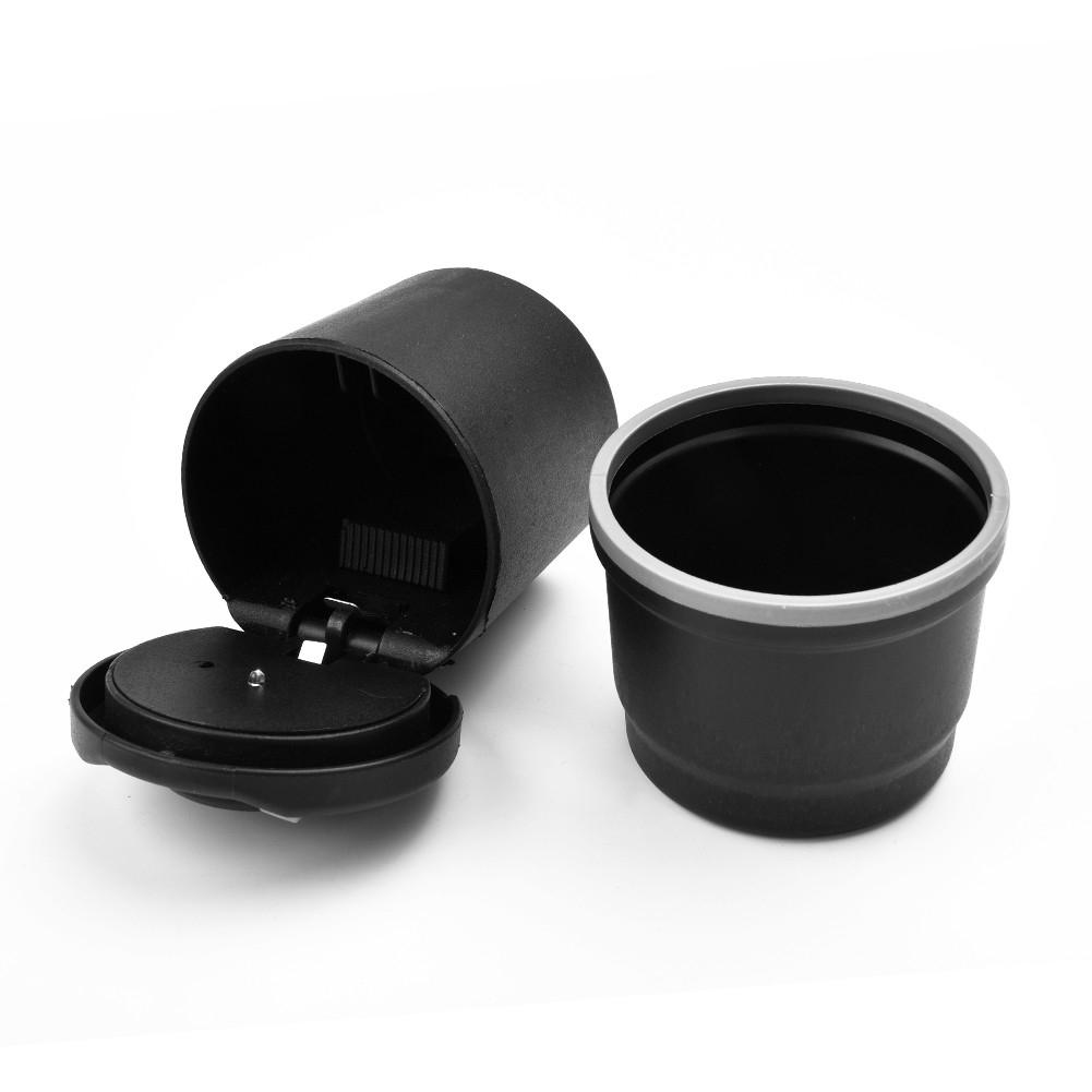 1X Schwarz LED Blau PKW KFZ Beleuchtung Autoaschenbecher Aschenbecher Familien