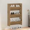 Shoe Cabinet Artisan Oak 60 x 18 x 90 cm Particleboard