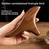 Triangular Sparrow Meridian Stick, Triangular Sparrow Massage Cone, Acupoint Tapping, Gua Sha Massage, Wooden Massager, Meridian Stick