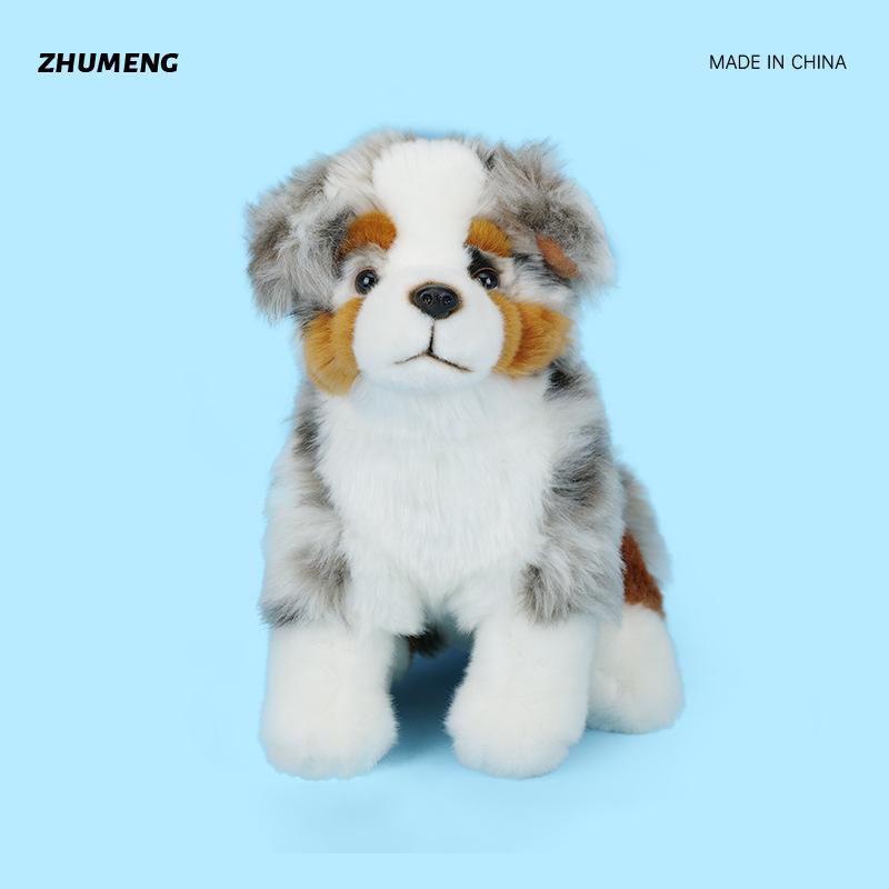 Neue Puppe Schäferhund Puppe Plüschtier Welpenpuppe Beruhigungstuch Puppe Puppe