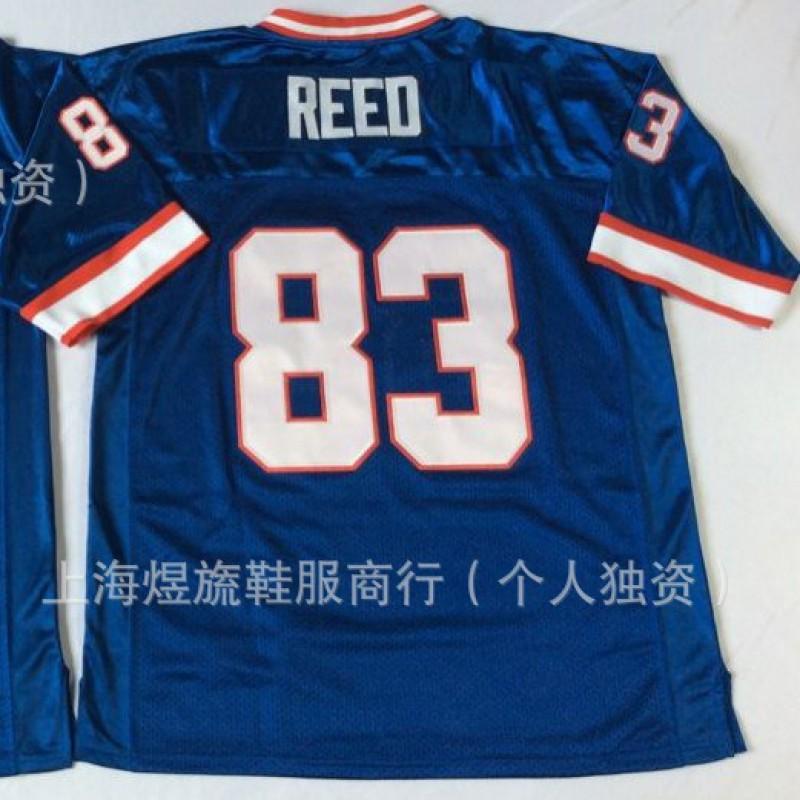 ג'רזי רטרו Buffalo Bills NFL 12 34 מדים לכדורגל Throwback גברים כותנה בגדי ספורט