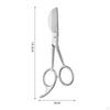 Scissors with Unique Blade Design for Sewing And Quilting