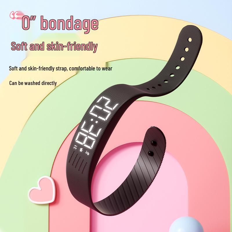 Smartwatch Sport for Girls: Pedometer, Vibration Alarm, Waterproof Multifunctional Bracelet