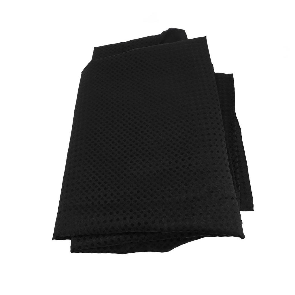 Waffle Shower Curtain with Snap In Liner Hotel Style Bath Curtain Mesh Top Window Water Resistant