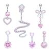 6pcs Stainless Steel Belly Button Ring 5mm Ball Navel Piercing Jewelry Hypoallergenic Safe for Sensitive Skin
