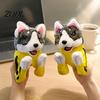 Interactive Dog Toys Boxing Husky Hand Puppet, Animal Fighting Glove Toy with Sound Active Engagement Pet Supplies Effects, Puppets Kung Fu Gloves for