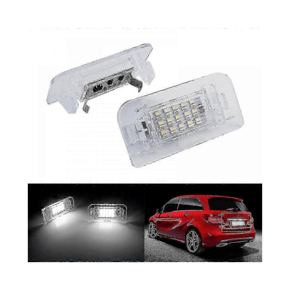 2pcs Luces LED para Matrícula de Coche compatibles con Mercedes Benz Clase B W246 W242 Canbus