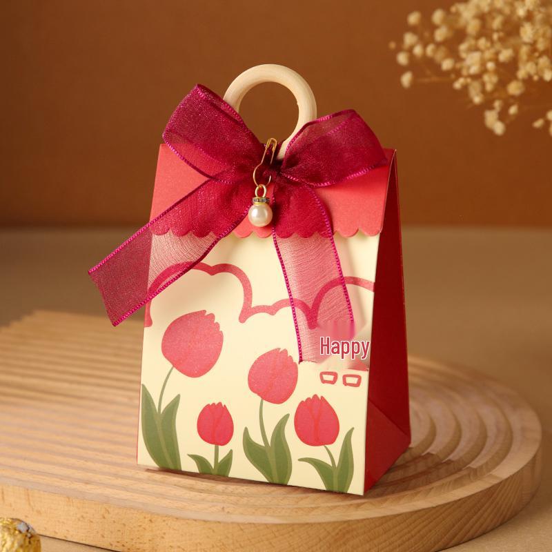 Charming Wedding Favor Candy Box - Ins Style Handbag Design