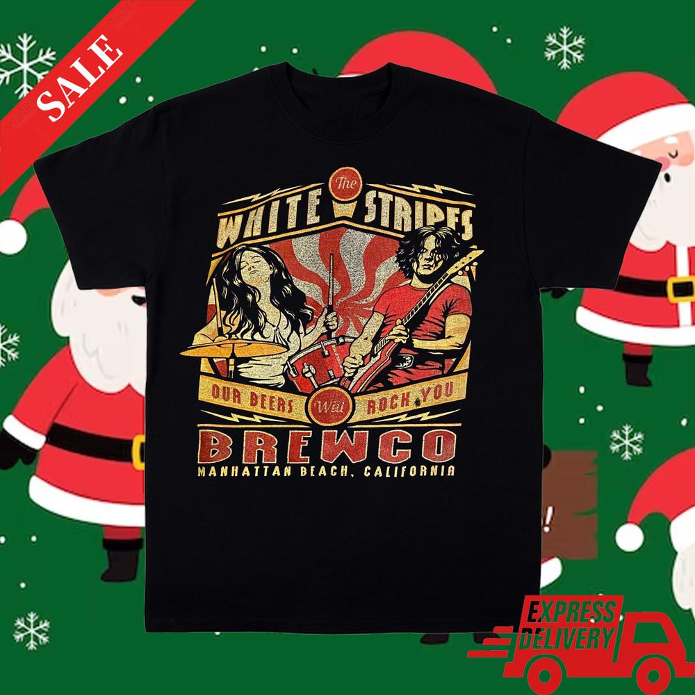 Retro Style The White Stripes Live Tour Shirt Black Classic Unisex S-5XL 5XL E13