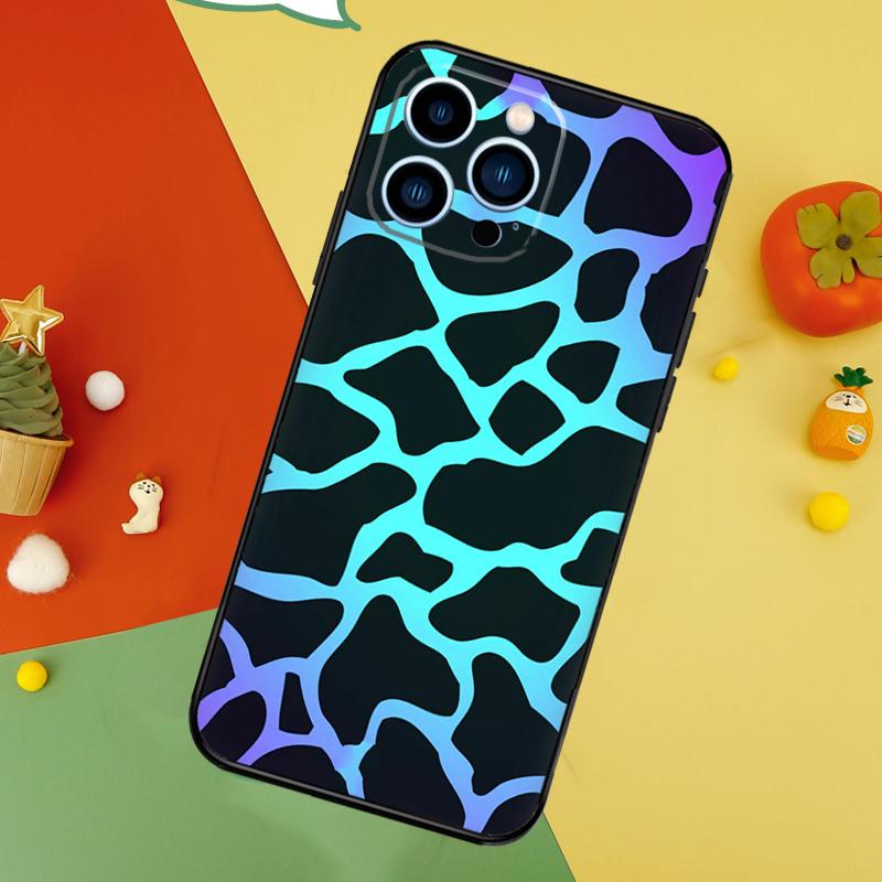 Cyan Giraffe Leopard Zebra MAD PRINTS Case For iPhone 15 16 11 13 12 14 Pro Max Mini X XR XS 7 8 Plus Back Cover Shell