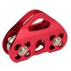 Mountaineering Climbing Double Axle Double Zip Line Trolley Steel Rope Heart Pulley Ropeway Rescue