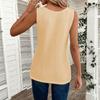 Women's Tank Tops Round Neck Casual Camisoles Sleeveless Blouses Dressy Summer Shirts