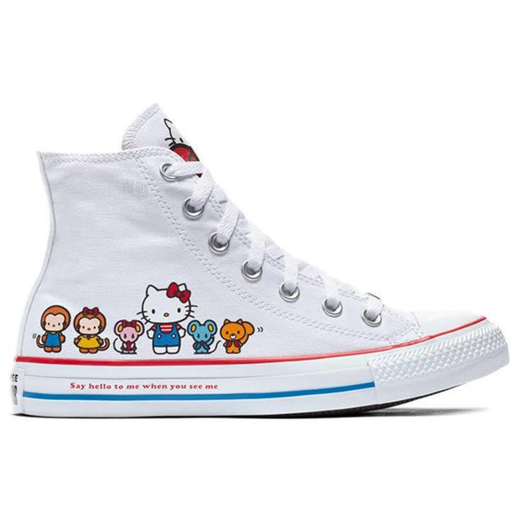 Chuck Taylor All Star Hello Kitty X Chuck Taylor All Star Converse Canvas Hi White 162944C