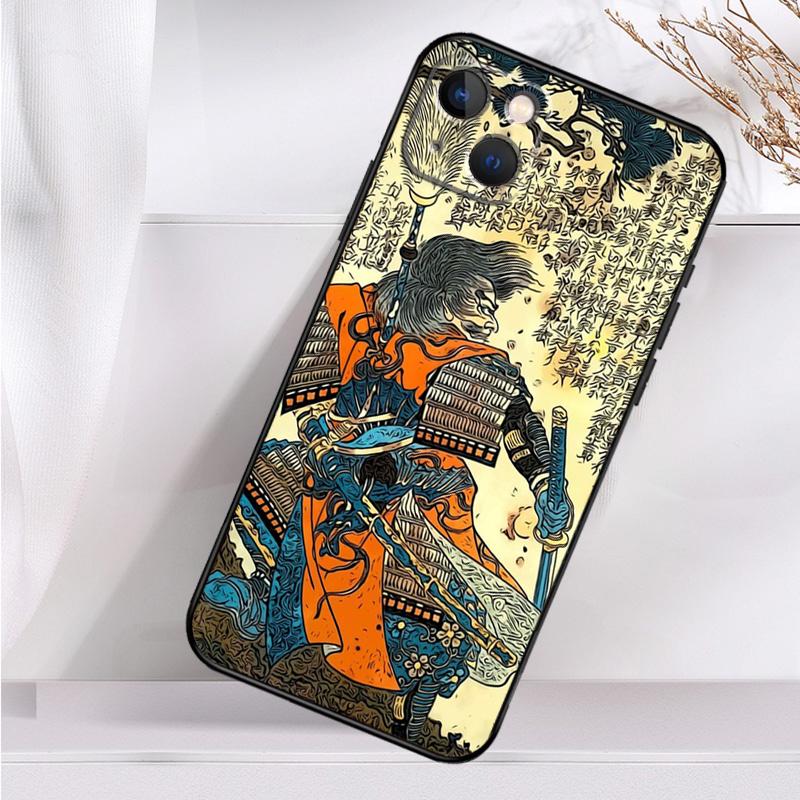 Samurai Mask Demon Shockproof Case For iPhone 17 16 15 14 11 Pro Max Plus 12 13 Mini 16e 17 Air Phone Cover