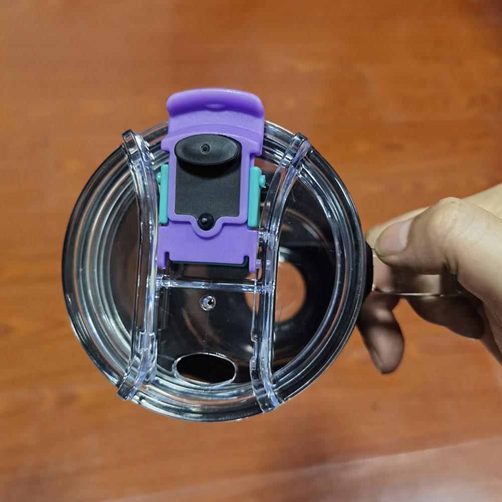 30oz Sealing Bottle Cover Splash Spill Proof Plain Plastic Replacement Lids for Tumbler Cup with Handle Cup Lid