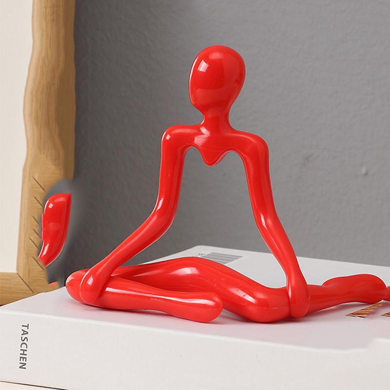 Abstract Figures Thinkers Plastic Handicrafts Cute Little Ornaments Room Decorations Artistic Living Room Ornaments