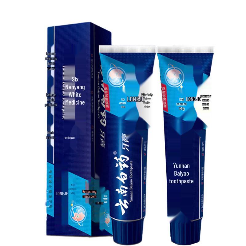 Yunnan Baiyao Men s Healthy Smoker s Toothpaste - Mint Twin Pack