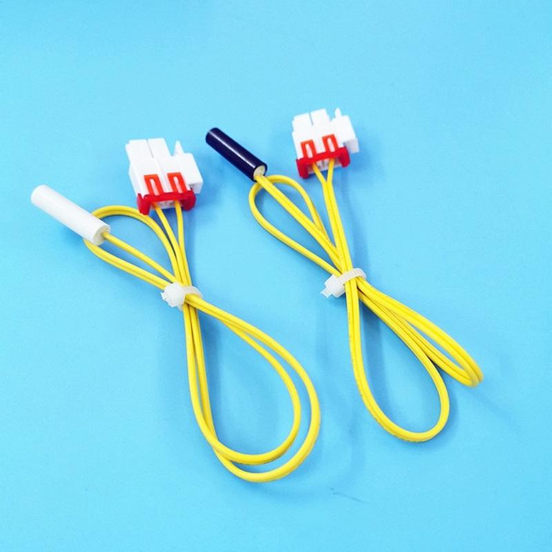 Pack of 4 Refrigerator Defrost Temperature Sensor Probe Refrigerator Temperature Sensor Suitable for Multiple Models