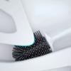 Bathroom Black Toilet Brush Soft TPR Silicone Brush Head No Dead Corners  Floor-standing Cleaning Brushes WC Accessories