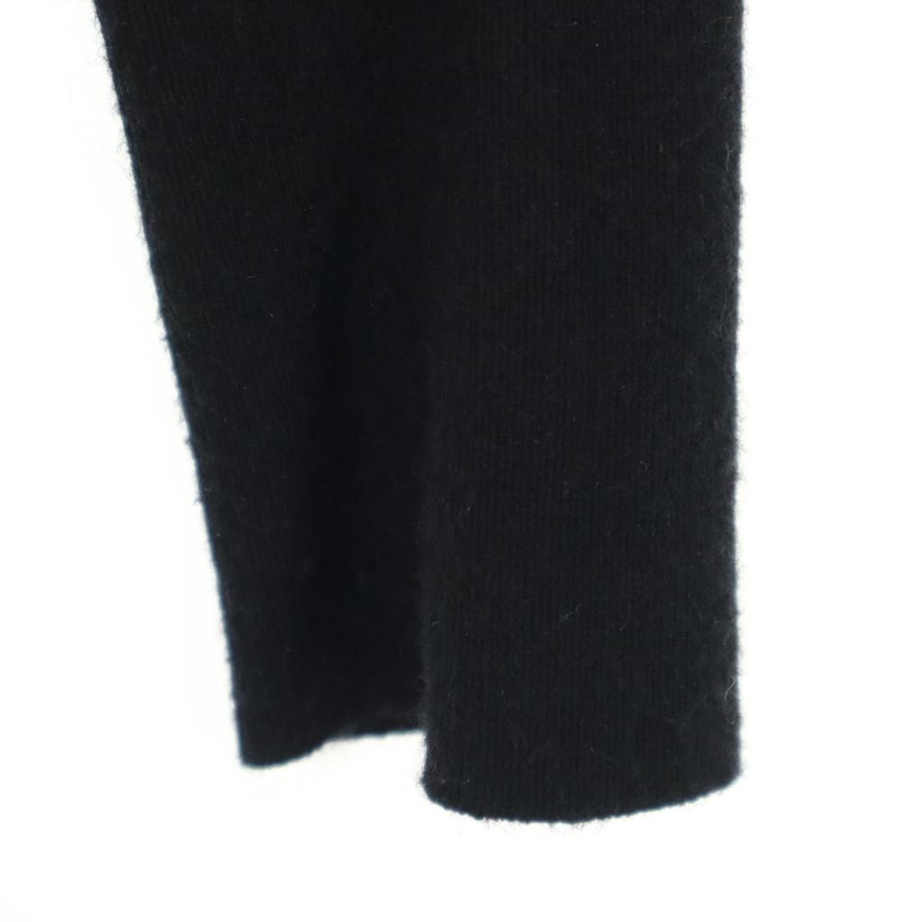 Unused Lily Brown Long Sleeve Power Shoulder Knit F Black LWNT214188 Women Used