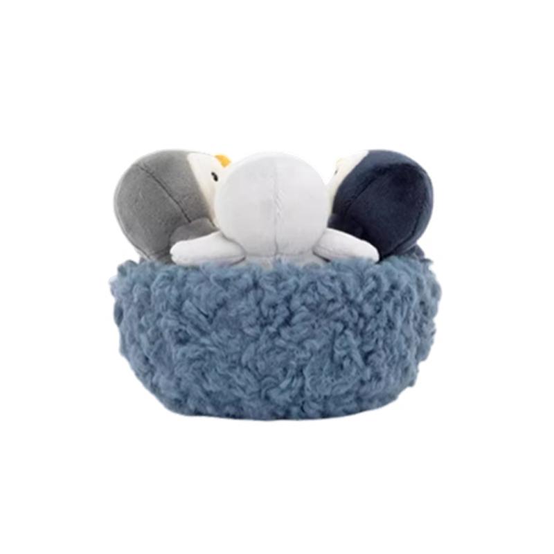 JELLYCAT Arctic and Antarctic series nest building penguin doll plush doll 11cm high